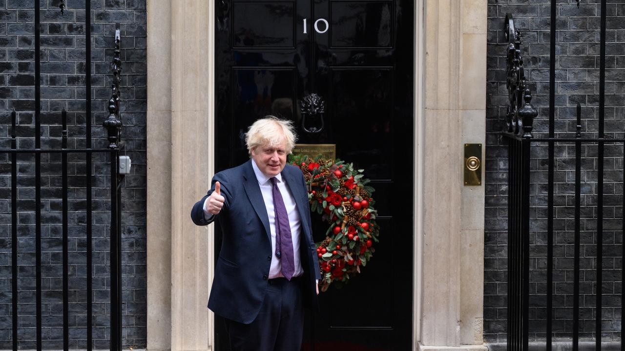 Prime Minister Boris Johnson insists there is no need to cancel Christmas gatherings. Picture: Leon Neal/Getty Images