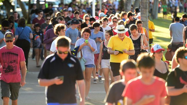 Huge crowds flock to Pokemon Go events all over the country.