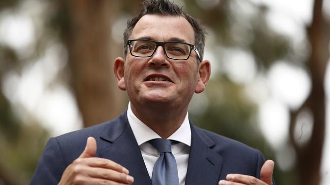 Premier Daniel Andrews is days from returning to work. Picture: NCA NewsWire/Daniel Pockett