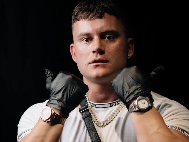 Aussie rapper Dylan "Dondrino" Thurnwald.