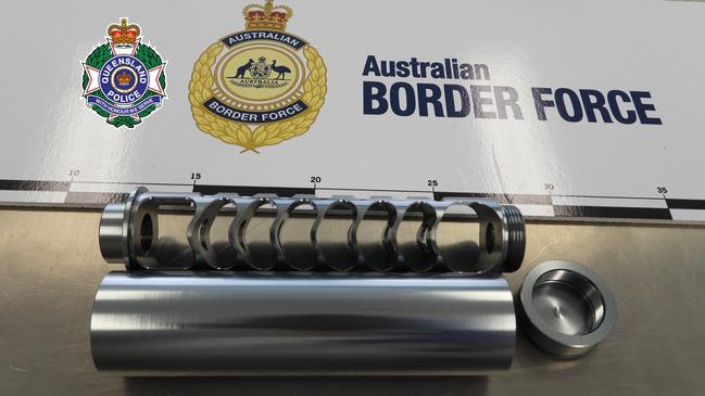 An item seized in the raid. Picture: Queensland Police Service/Australian Border Force