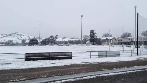 The Gippsland town was transformed into a winter wonderland.