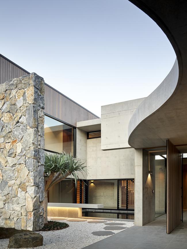 The Toowoomba property designed by Onedin by Shaun Lockyer Architects. Picture: Scott Burrows