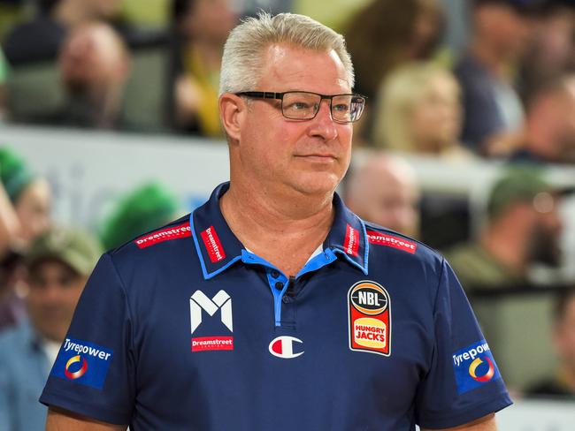 Melbourne United coach Dean Vickerman has been impressed with what his former assistant Justin Schueller has been able to do in Brisbane. Picture: Getty Images