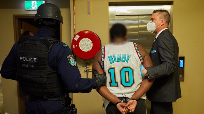 Ibrahima Diallo following his arrest for murder in 2021.