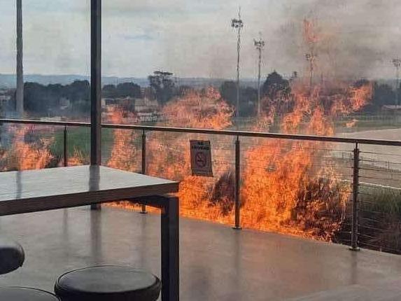 23/11/2024 About 500 patrons have been evacuated from the Trio Sports Club on Grant St in Cranbourne after a fire near the premises on Saturday afternoon, where the club has closed for a couple of hours. picture: supplied