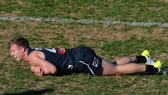 Rhys Palmer joined the Blues from GWS. Picture: Andy Brownbill