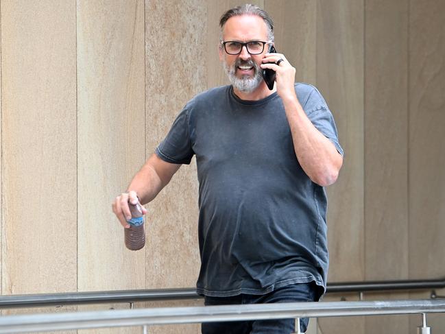 BRISBANE, AUSTRALIA - NewsWire Photos NOVEMBER 21, 2024:  Rob Harder leaves Brisbane Federal court. Picture: NewsWire / John Gass