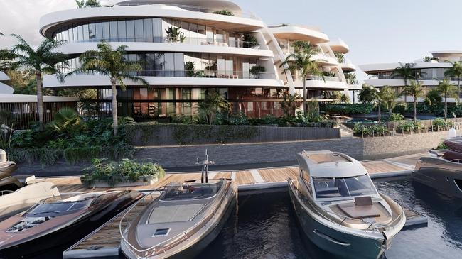 The Sovereign Collection development provides unobstructed access to the Gold Coast’s Broadwater.