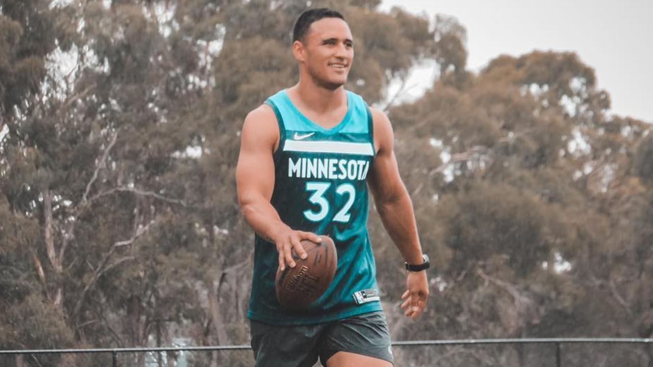 Former NRL star Valentine Holmes is trying to break into the NFL. Picture: Instagram
