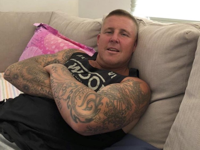 Jason Comer is accused of an armed robbery at a Geelong West bank. Picture: Facebook.