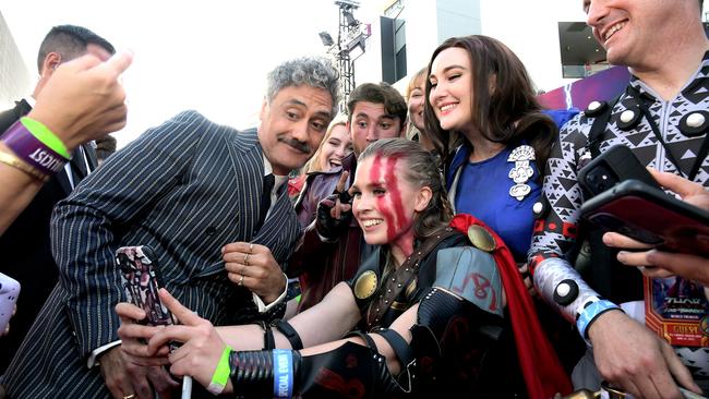 Taika Waititi at the Thor: Love and Thunder World Premiere at the El Capitan Theatre in LA. Picture: Charley Gallay/Getty Images for Disney