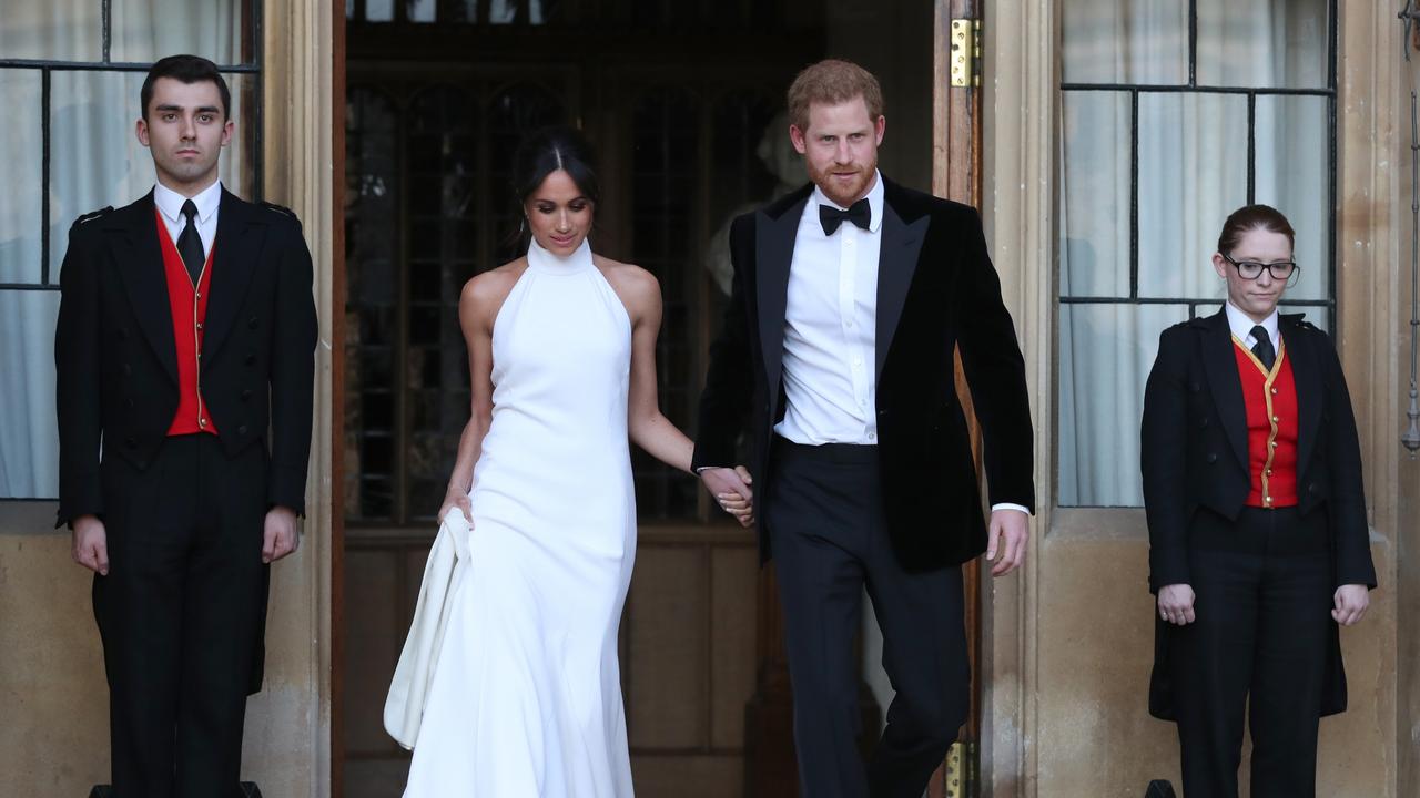 From ditching regulated skirt lengths to speaking on political issues, Meghan isn’t going by the book. Picture: Steve Parsons/WPA Pool/Getty Images