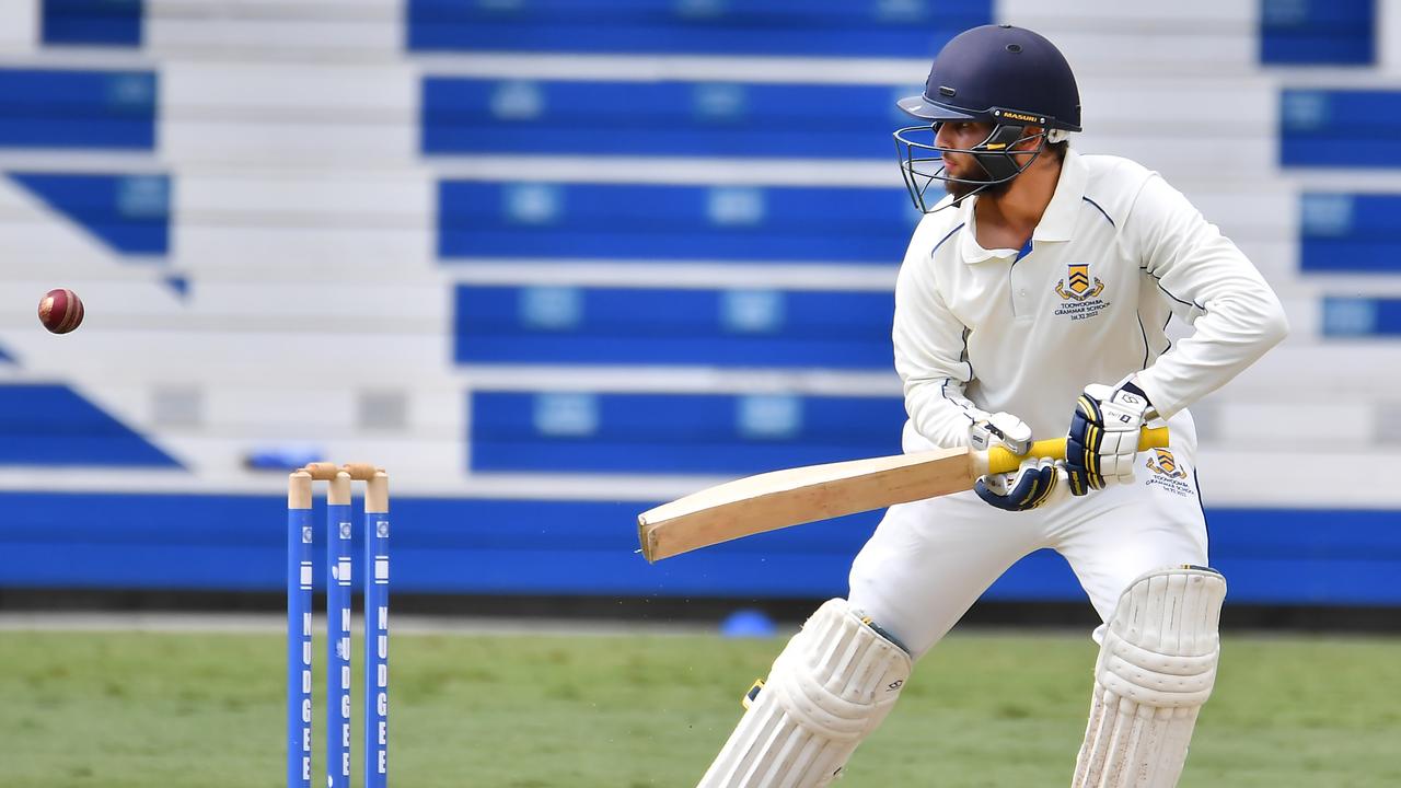 Toowoomba Grammar School batsman Arshvir Singh.