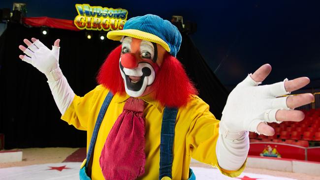 CLOWNING AROUND: Goldie the Clown at Hudsons Circus will delight and entertain the whole family at Hudsons Circus in Lismore and Casino during May 2021. Photo: AAP Image/Richard Walker