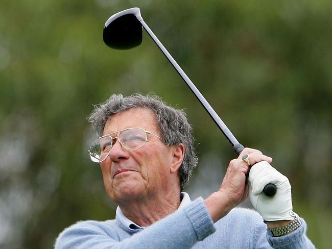 Australian golfer and five-time British Open champion Peter Thomson. Picture: Getty Images