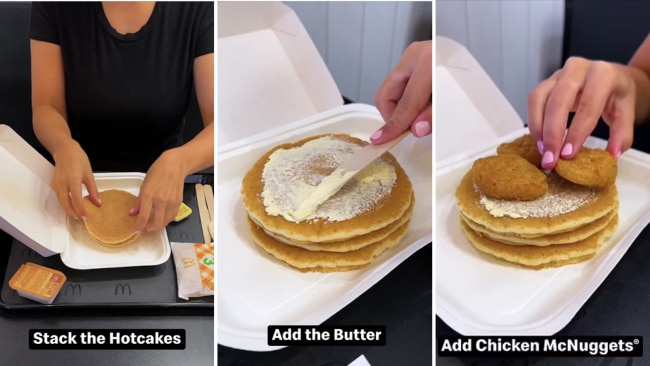 The process. Image: @mcdonaldsau