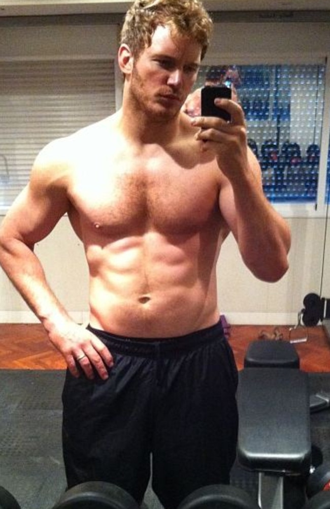 Pratt captioned this post: "Six months no beer.” Picture: Chris Pratt Instagram 