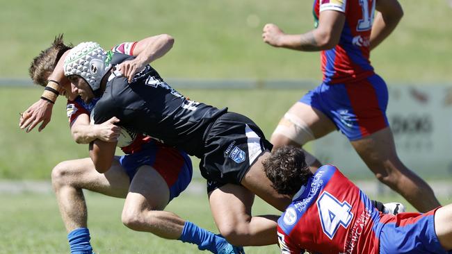 Ali Hicham Karnib has been strong for the Magpies in the Harold Matthews Cup. Picture: Michael Gorton