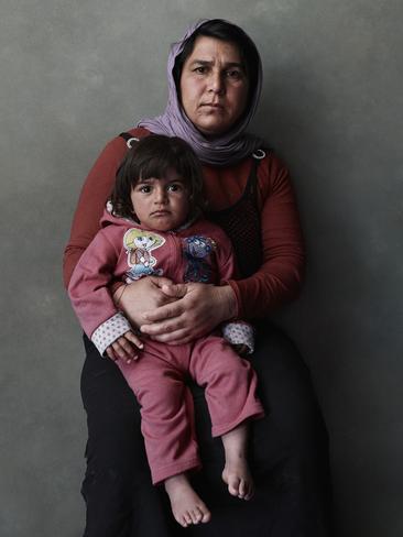 Yezidi refugees displaced from the Sinjar region. NYC photographer Joey L. travels to Iraqi Kurdistan and Syria to tell the story of guerilla groups fighting IS. Picture: Joey L.