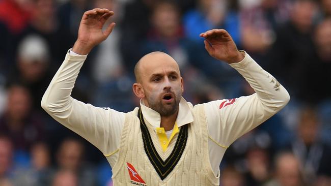 This doesn’t mean the end for Australia's chief spinner, Nathan Lyon, of course. Picture: AFP