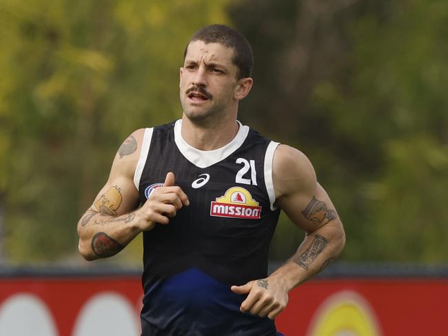 Tom Liberatore back at training. (Photo by Darrian Traynor/Getty Images)
