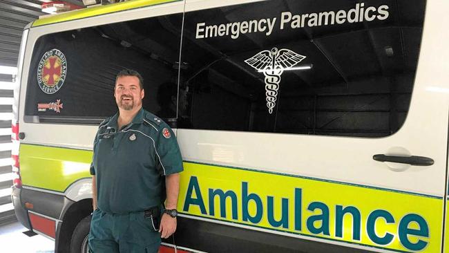 It&#39;s a family affair for Michael Formica who is the officer-in-charge at Murgon Ambulance Station and his wife Natalie is a paramedic in Gayndah. Picture: Marguerite Cuddihy