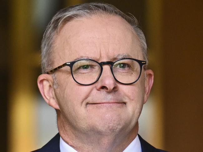 CANBERRA, AUSTRALIA - FEBRUARY 28:  Prime Minister Anthony Albanese and Treasurer Jim Chalmers hold a press conference at Parliament house in Canberra. Picture: NCA NewsWire / Martin Ollman