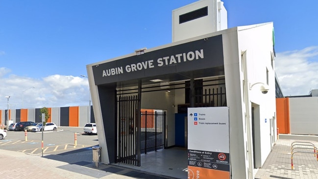 The incident happened at Aubin Grove Station in the southern Perth suburb of Atwell. Picture: Google