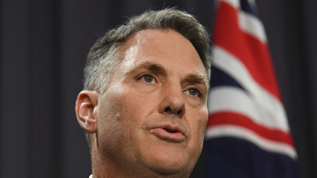 Defence Minister Richard Marles has paused the release of information on the use of the private planes by politicians. Picture: NCA NewsWire / Martin Ollman