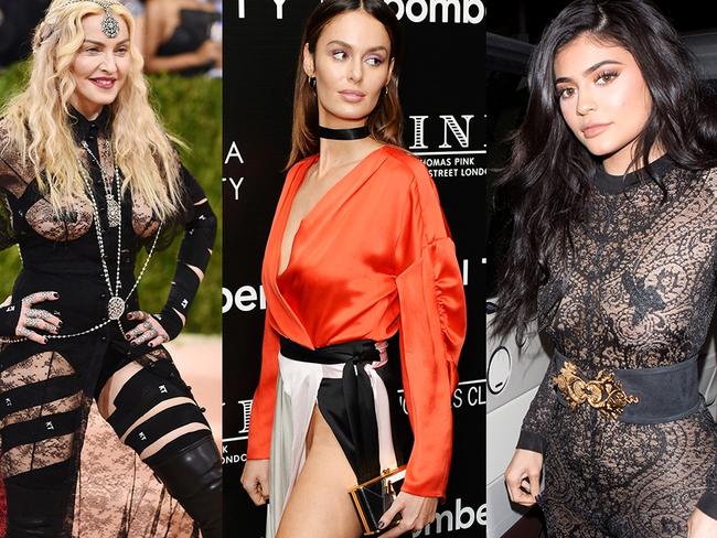 Have these stars gone too far? Most revealing fashion moments of 2016. Picture: Getty/Splash