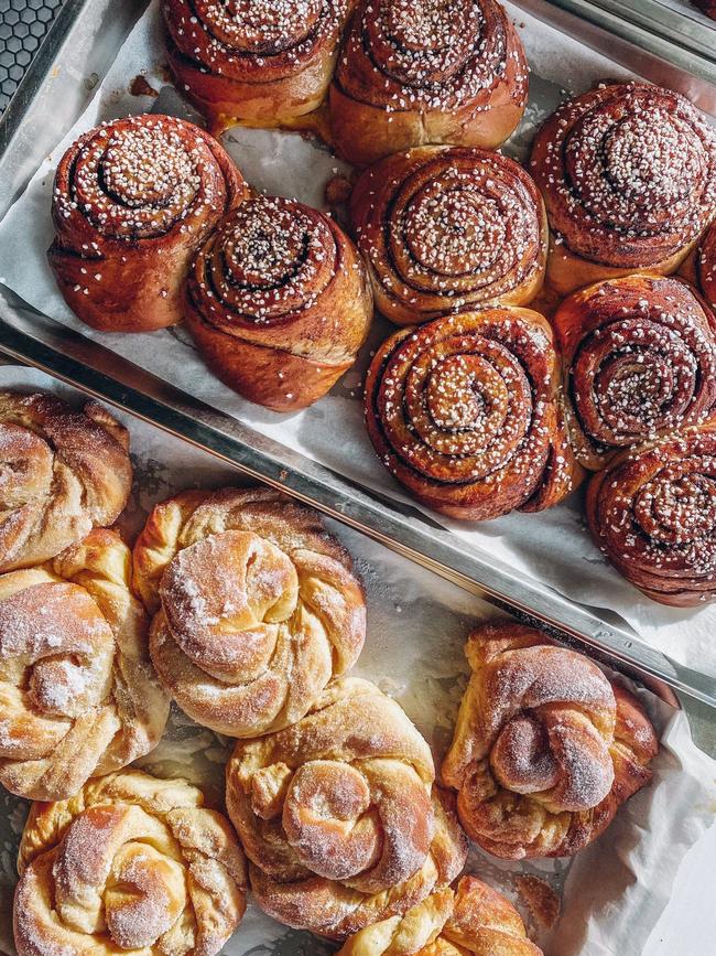 Some of the sweet buns at Fika Swedish Kitchen. Picture: Supplied