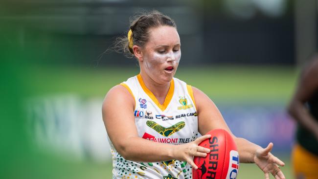 PINT vs St Mary's 2023-24 NTFL women's major semifinal. Picture: Pema Tamang Pakhrin