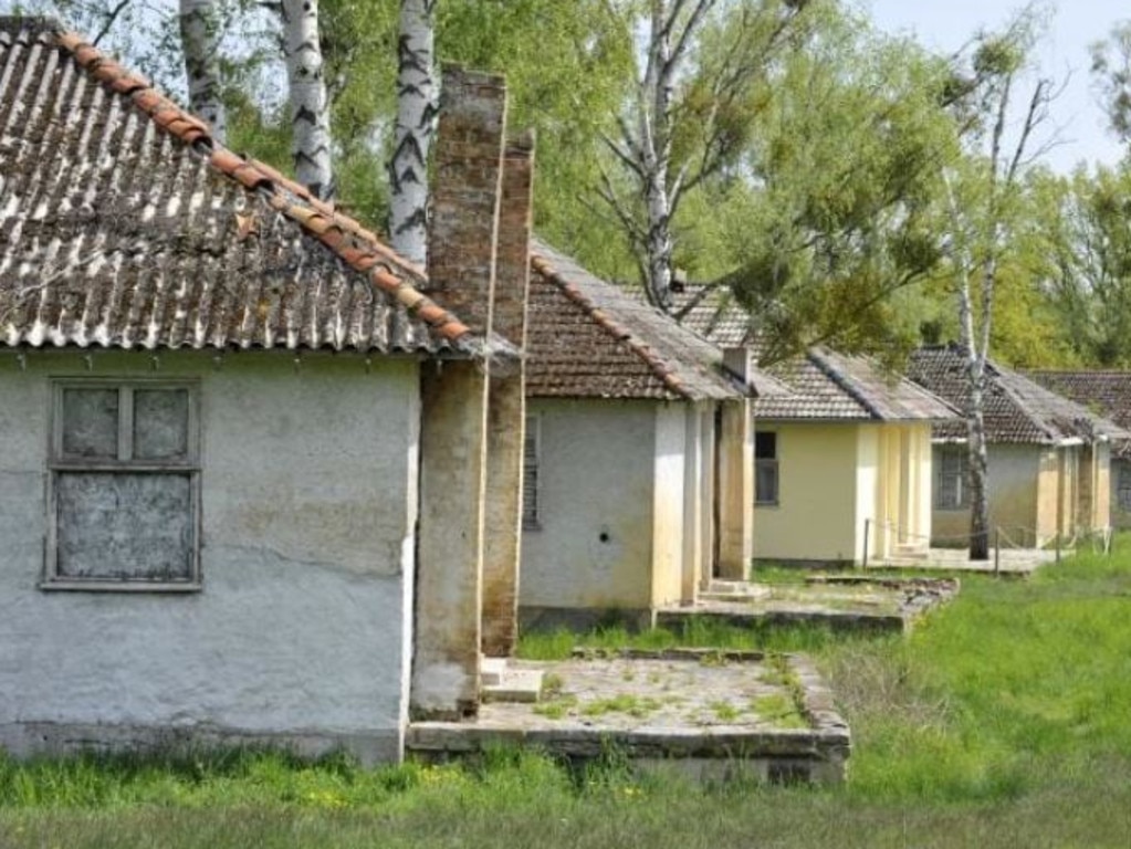 Single storey dormitory halls for athletes in the 1936 Olympic village in Elstal