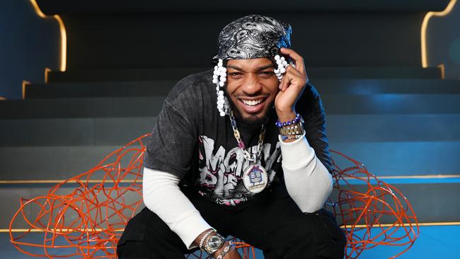 US rapper Armani White is performing in Australia for the first time. Picture: Richard Dobson/The Daily Telegraph.