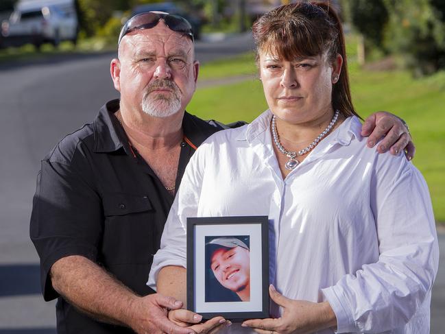 Brett and Belinda Beasley  talking to Gold Coast Bulletin on the courts decisions  and verdict on their sons, Jack Beasley, death.   Picture: Jerad Williams