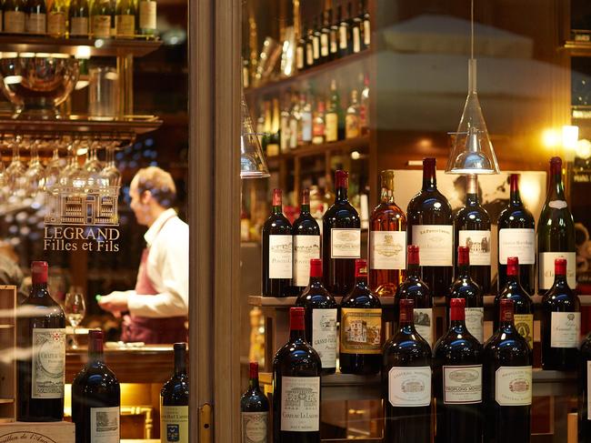 Caves Legrand, Wine sales, cellar and delicatessen in Paris For Daily Life Paris Bars Image supplied