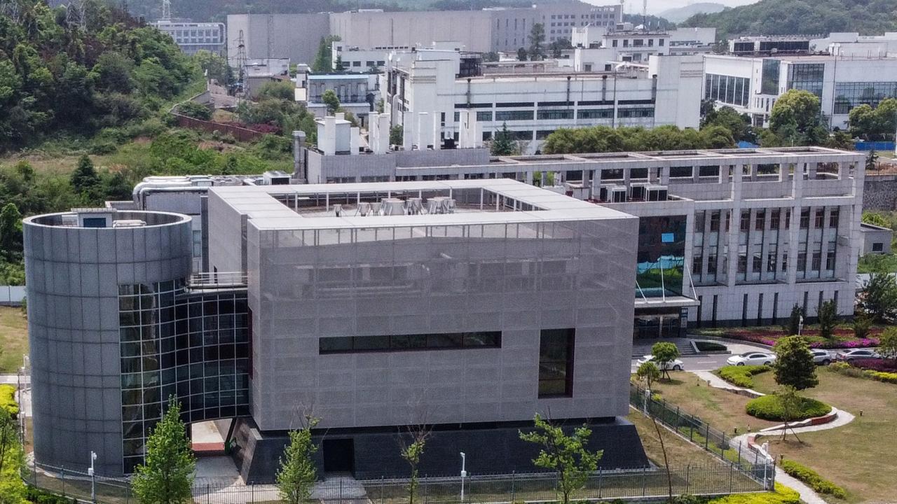 The laboratory at the Wuhan Institute of Virology at the centre of the US’s investigation into the origins of Covid-19. Picture: AFP