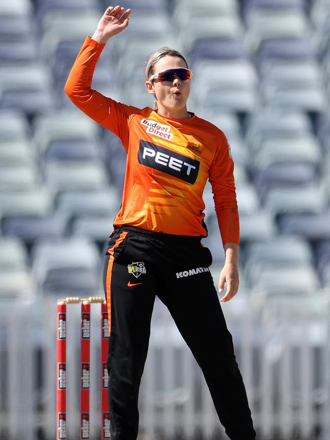 Perth Scorchers tweaker Lilly Mills. Picture: Paul Kane/Getty Images