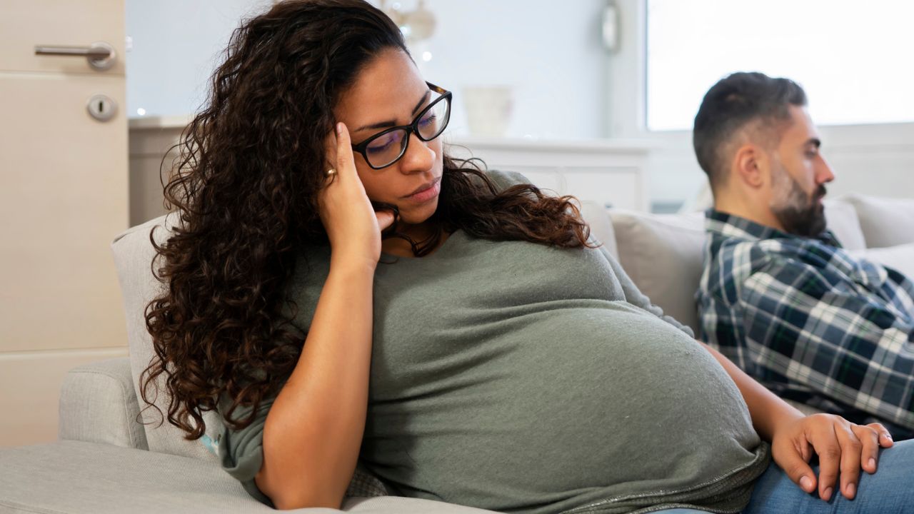 The woman's husband is very concerned. Source: iStock