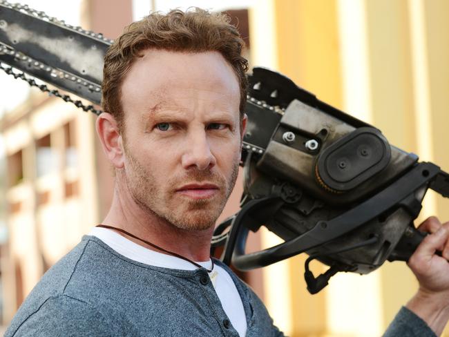 SHARKNADO 3: OH HELL NO! -- Pictured: Ian Ziering as Fin Shepard -- (Photo by: Gene Page/Syfy)