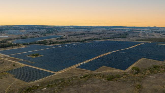 The Amazon solar farm north of Miles can power more than 60,000 homes in Queensland.