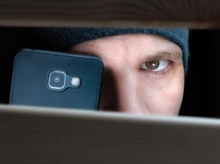 Peeping tom. hidden camera. spy. Picture: Istock.