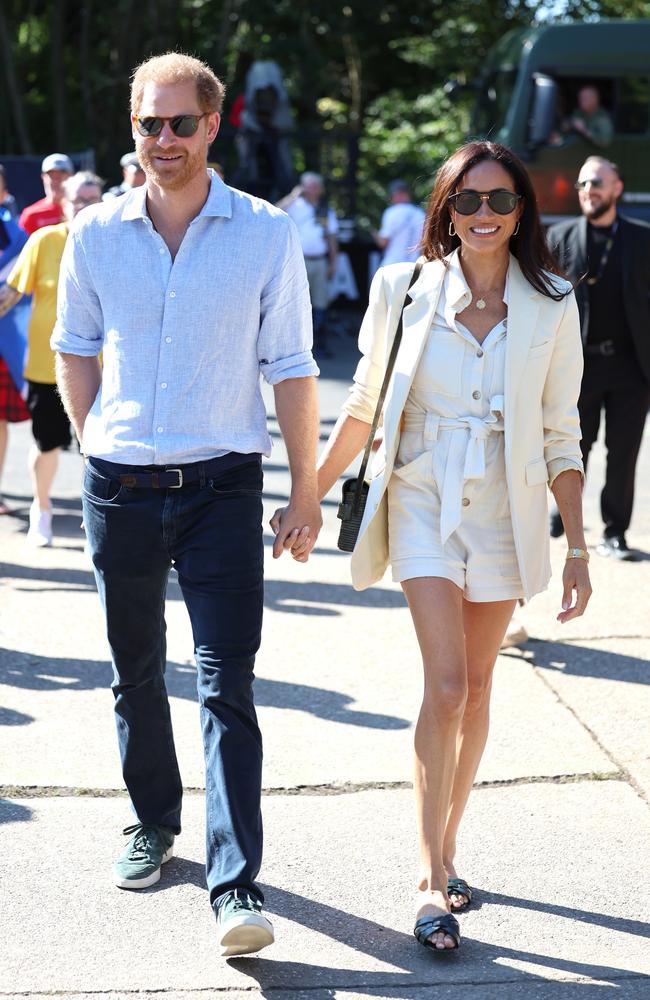 Meghan gushed over her marriage to “very handsome” Harry in a recent podcast. Picture: Chris Jackson/Getty Images