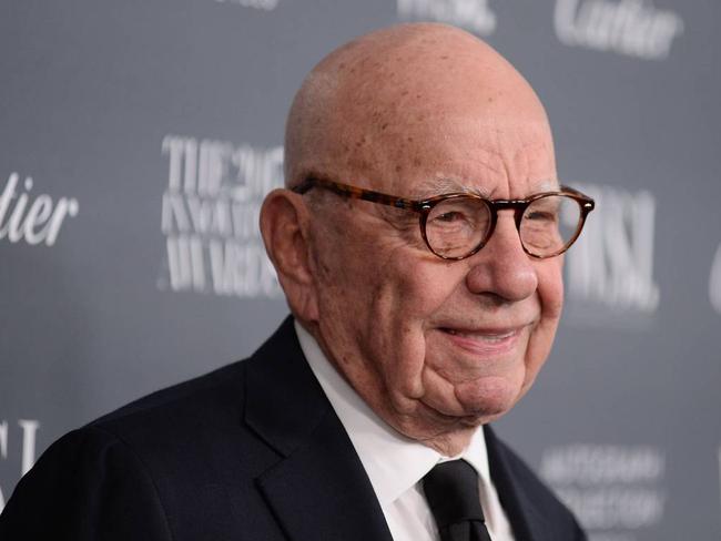 Rupert Murdoch, shown at WSJ. Magazine’s Innovator Awards in New York on Nov. 1, is eager to focus more on the news business, long his passion, and less on Hollywood. PHOTO: ERIK PENDZICH/REX SHUTTERSTOCK/ZUMA PRESS