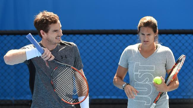 Mauresmo previously worked with Andy Murray