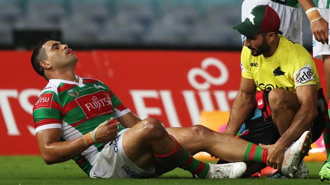 Greg Inglis is making his way back from a serious injury. Picture: Brett Costello