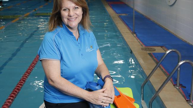 Owner of the Hills Swimming School Julie Zancanaro was inducted in the International Swimming Hall of Fame. Picture: David Swift