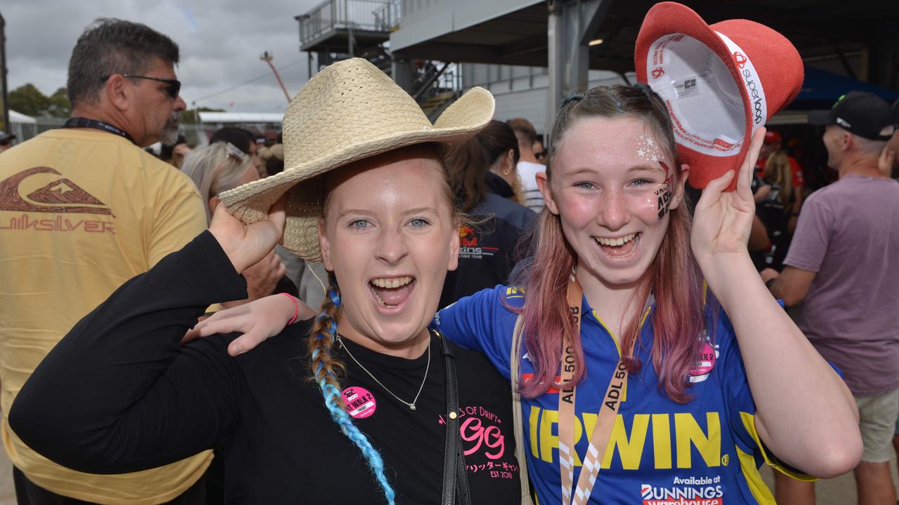 Fans at the Vailo Adelaide 500. Picture: Brenton Edwards