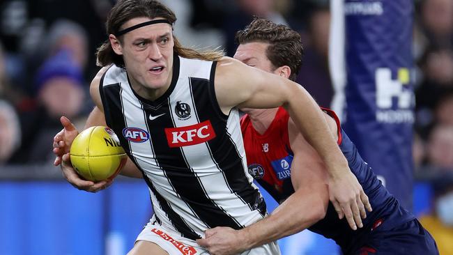 Darcy Moore is Collingwood’s new captain. Picture: Mark Stewart